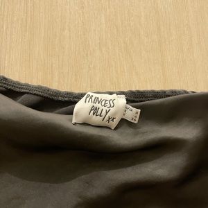 Princess Polly Cropped Silky Top